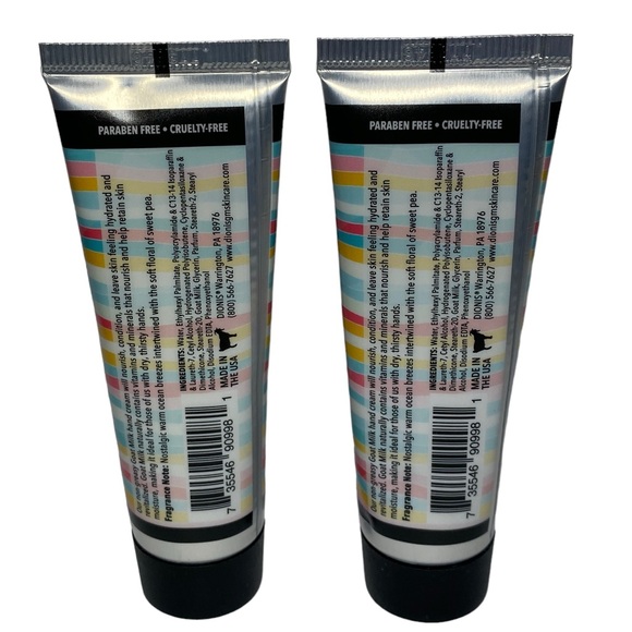 DIONIS GOAT MILK SKINCARE Sea Treasures HAND CREAM 1 OZ x2 - Picture 6 of 6